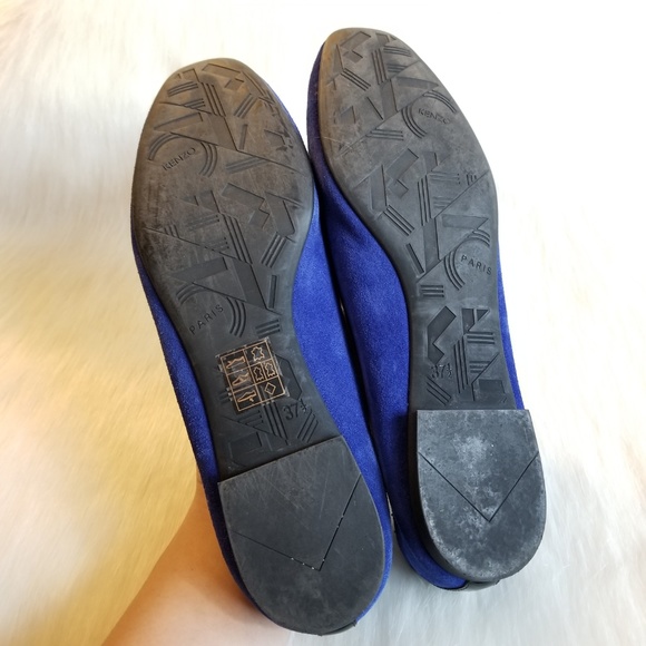 KENZO | Royal Blue Suede Smoking Slippers - Picture 8 of 8